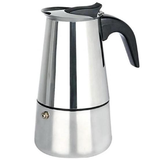 Imagem de Cafeteira Italiana, 6 Xícaras, Aço Inox, 300 Ml, Wincy