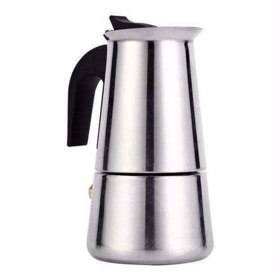 Cafeteira Italiana Aço Inox Cozinha Café Cappuccino - AYA Menor preço em Cafeteira Italiana Aço Inox Cozinha Café Cappuccino - AYA