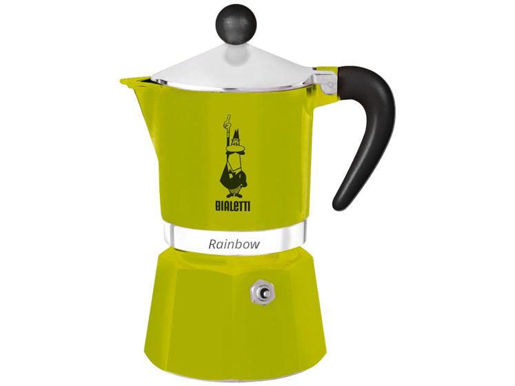 Cafeteira Italiana Bialetti Rainbow 150ml Verde - 10030133