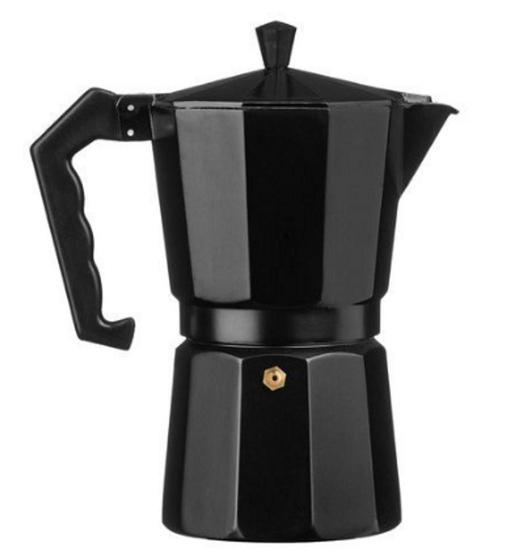 Cafeteira Italiana colorida 6 Xícaras Preta e Vermelha Fratelli Menor preço em Cafeteira Italiana colorida 6 Xícaras Preta e Vermelha Fratelli