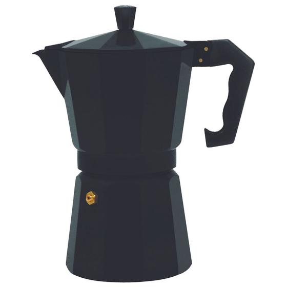 Cafeteira Italiana de Aluminio 300ml Preta Wincy Rocie Menor preço em Cafeteira Italiana de Aluminio 300ml Preta Wincy Rocie