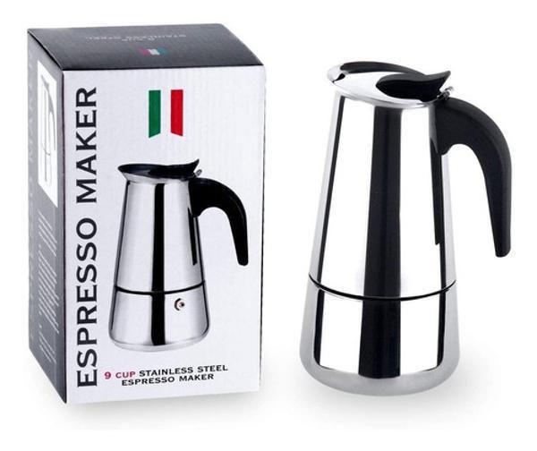 Imagem de Cafeteira Italiana Espesso Maker De Aço Inox 9 Xicaras 01