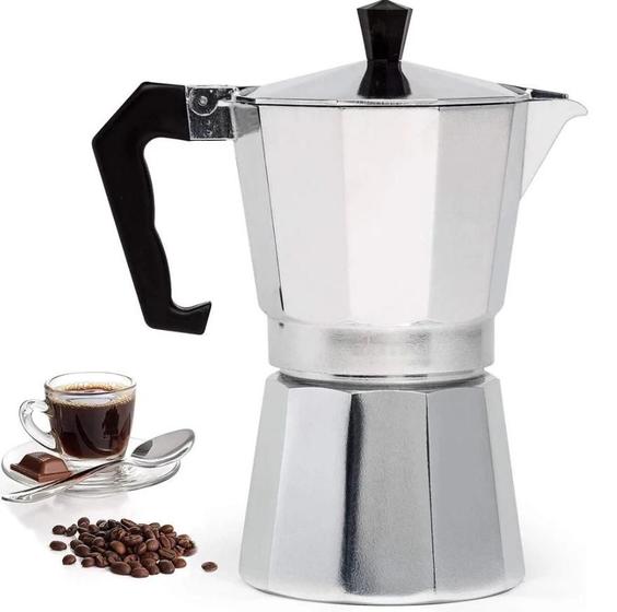 Imagem de Cafeteira Italiana Moka Express 3 Xicaras Aluminio 150ml cafe