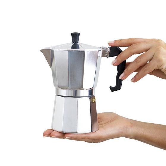 Cafeteira Italiana Moka Premium 6 Xícaras 300 ml Menor preço em Cafeteira Italiana Moka Premium 6 Xícaras 300 ml
