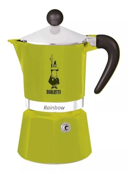 Imagem de Cafeteira Italiana Rainbow 3 Xícaras Verde - Bialetti