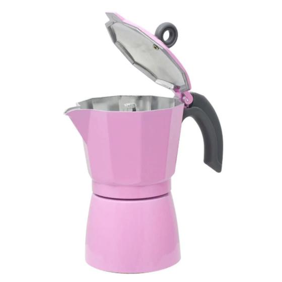Imagem de Cafeteira Italiana Rosa 3 Xícaras