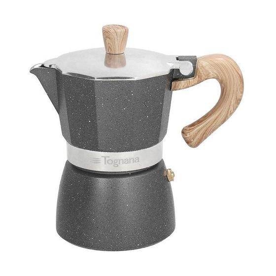 Cafeteira Italiana Stone&Wood 360 ml - Tognana Menor preço em Cafeteira Italiana Stone&Wood 360 ml - Tognana