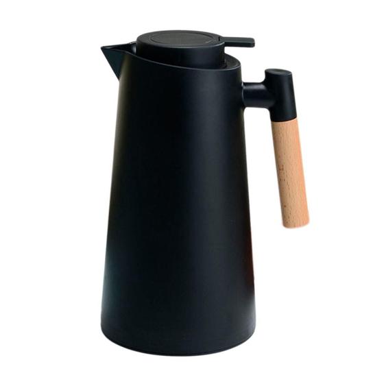 Imagem de Cafeteira Led 1L Térmica Preta Manter Café Sempre Quente