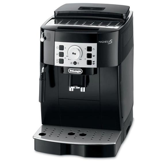Cafeteira Máquina de Café Expresso Automática Delonghi Magnifica S Preta e Prata 1450W 220V 15 Bar - ECAM 22.110.B Menor preço em Cafeteira Máquina de Café Expresso Automática Delonghi Magnifica S Preta e Prata 1450W 220V 15 Bar - ECAM 22.110.B
