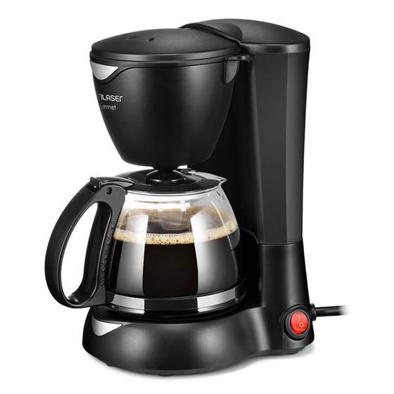 Cafeteira Multilaser Gourmet 15 Xícaras semi automática preta de filtro 127V Menor preço em Cafeteira Multilaser Gourmet 15 Xícaras semi automática preta de filtro 127V