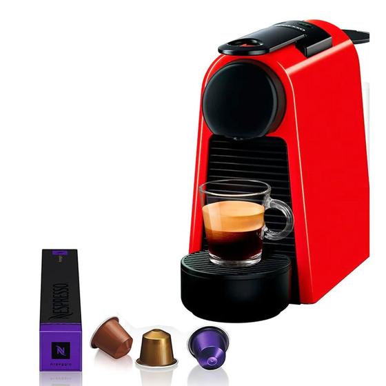 Imagem de Cafeteira Nespresso Essenza Mini Para Café Expresso D30-BR3-NE-NE2 Vermelha 110v