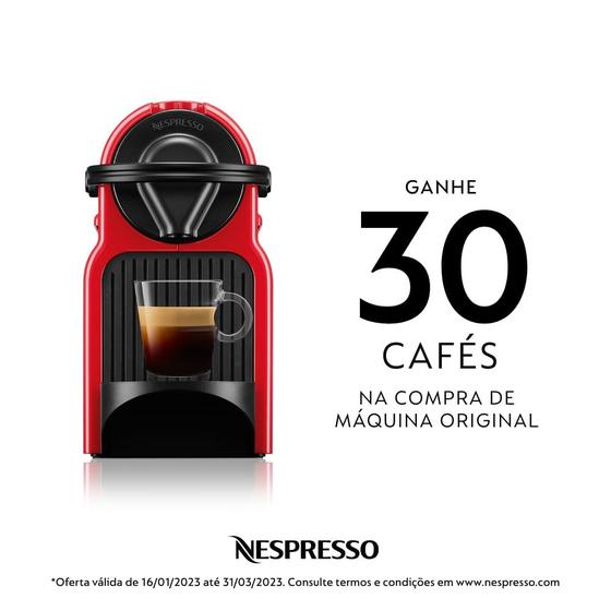 Cafeteira Nespresso Inissia Vermelha - 220v Menor preço em Cafeteira Nespresso Inissia Vermelha - 220v