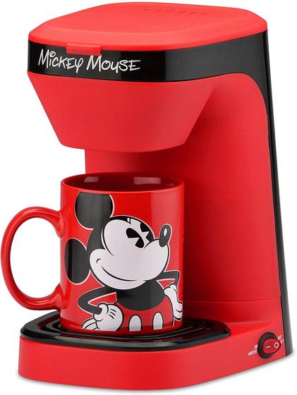 Imagem de Cafeteira para 1 xícara Mickey Mouse Disney com caneca