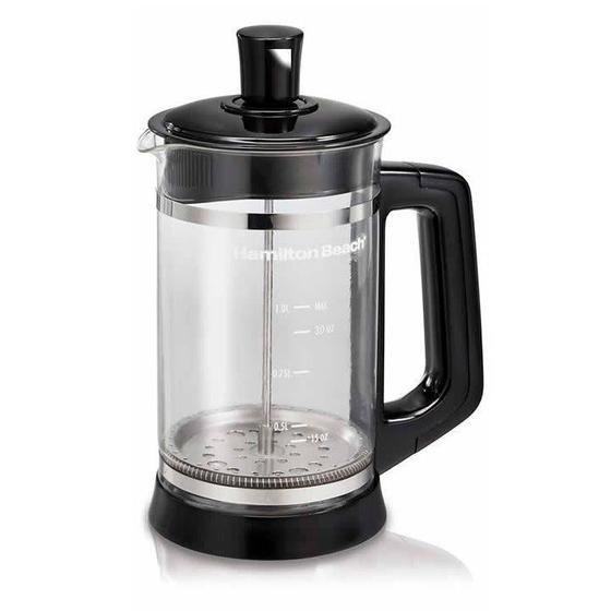 Cafeteira Prensa Francesa Hamilton Beach 1L 40400R Menor preço em Cafeteira Prensa Francesa Hamilton Beach 1L 40400R