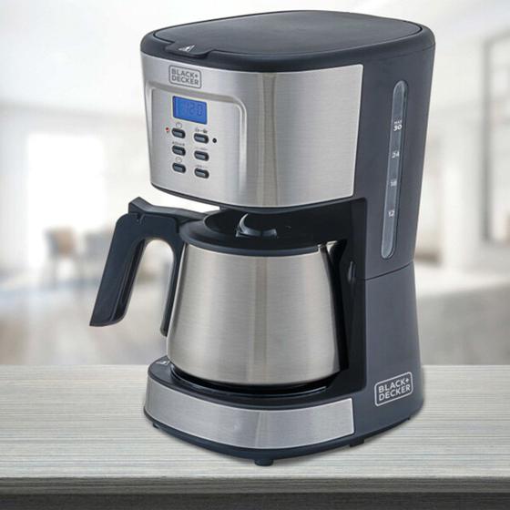 Cafeteira Elétrica Black & Decker Gourmand Gris Inox 220v - Cm300g-b2