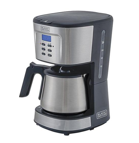 Cafeteira Programável Gourmand Gris CM300G 30 Cafés Jarra Inox 127v Black Decker Menor preço em Cafeteira Programável Gourmand Gris CM300G 30 Cafés Jarra Inox 127v Black Decker