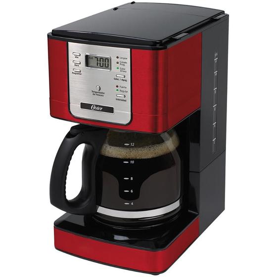 Imagem de Cafeteira Programável Oster Flavor 4401R 1,5L 36 Xícaras 1000W Vermelho 127v