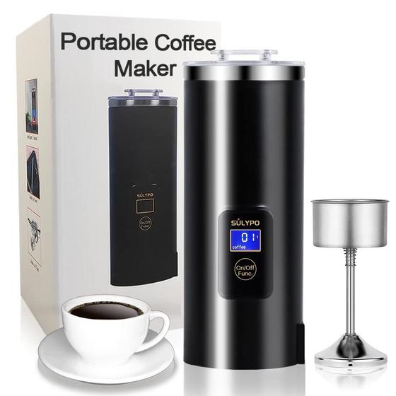 Imagem de Cafeteira Sulypo Single Serve Travel Percolator 300mL