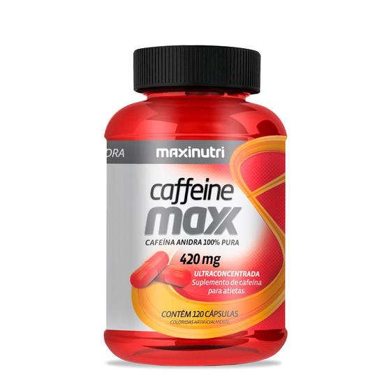 Imagem de Caffeine Maxx 420mg Cafeina Anidra 120 Cápsulas Loja Maxinutri