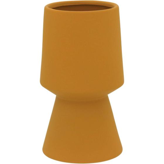 Imagem de CAIRO VASO 20x11x11cm CERÂMICA AMARELO