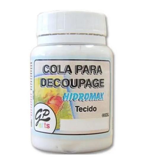Imagem de Caixa 12 Cola para Decoupage Hidromax Tecido 100g Gato Preto