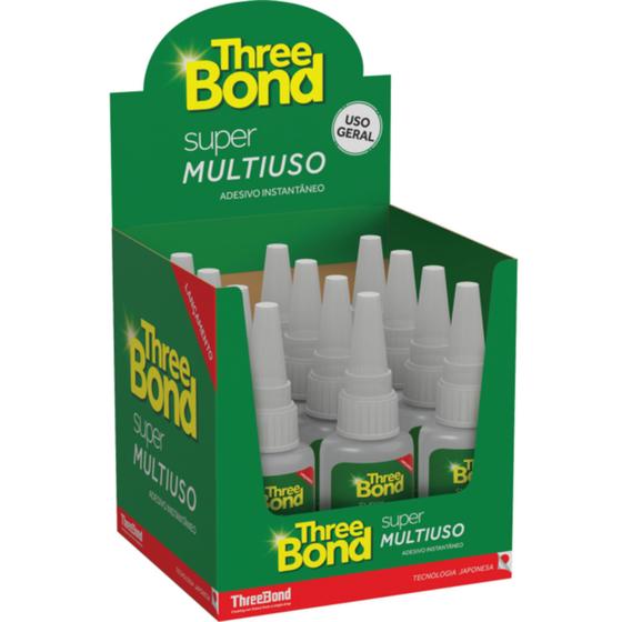 Imagem de Caixa 12 Colas Super Multiuso 20gr TheeBond Para Atesanato Protege e Cola