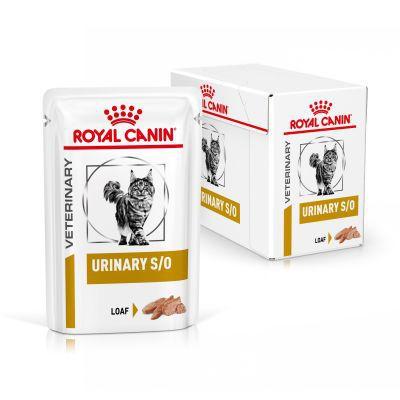 Imagem de Caixa 12un Ração Úmida Sachê Royal Canin Veterinary Urinary S/O Gatos Adultos 85g