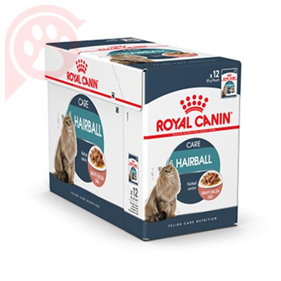 Imagem de CAIXA 24 saches ROYAL CANIN GATOS SACHÊ HAIRBALL CARE 85G