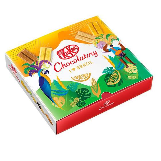 Caixa 8 Chocolates Kitkat Nestlé Kit Kat Magazine Luiza