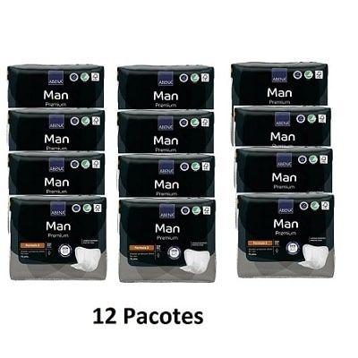 Imagem de Caixa Absorvente Masculino ABENA Man Formula 2 com 12 pcts