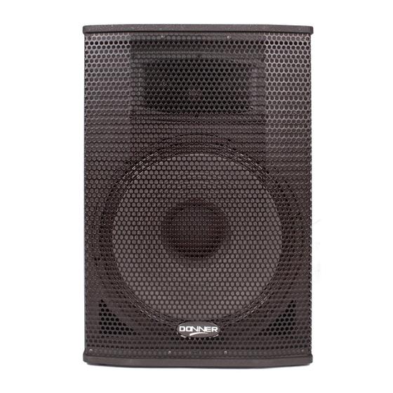 Imagem de Caixa Acústica Ativa Donner Dn15 A Bluetooth 175+175 WRms