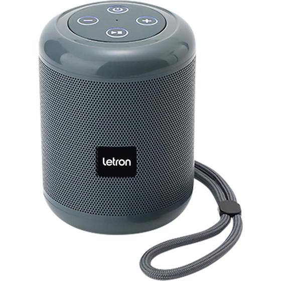 Imagem de Caixa Acústica Bluetooth Letron EASY SP04 Cinza - 5W