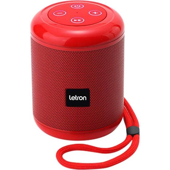 Imagem de Caixa Acústica Letron Bluetooth EASY SP04 Vermelho