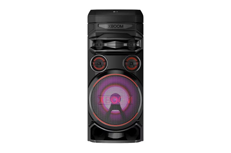 Imagem de Caixa Acústica LG XBOOM RNC7 Preta - Multi Bluetooth, Graves Potentes, Entrada De Microfone E Guitarra