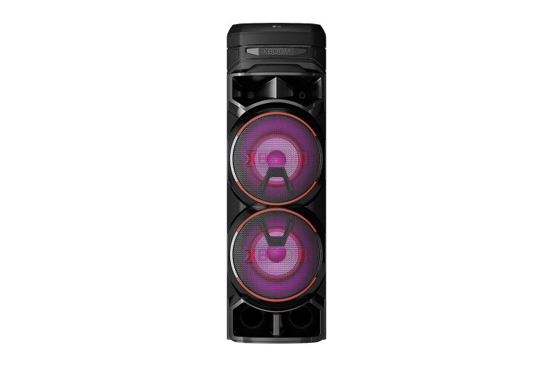 Imagem de Caixa Acústica LG XBOOM RNC9 Preta - Multi Bluetooth, Graves Potentes, Entrada De Microfone E Guitarra