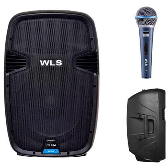 Imagem de Caixa Acústica Wls J12 Pro Ativa + Microfone M58A