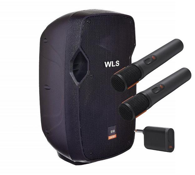 Imagem de Caixa Acústica  WLS S10 Ativa c/ Bluetooth + 2 Mic s/fio JBL