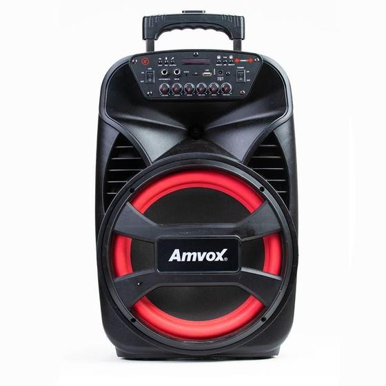 Imagem de Caixa Amplificada Amvox Viper II, USB/Bluetooth/Bateria, 480W, Bivolt 