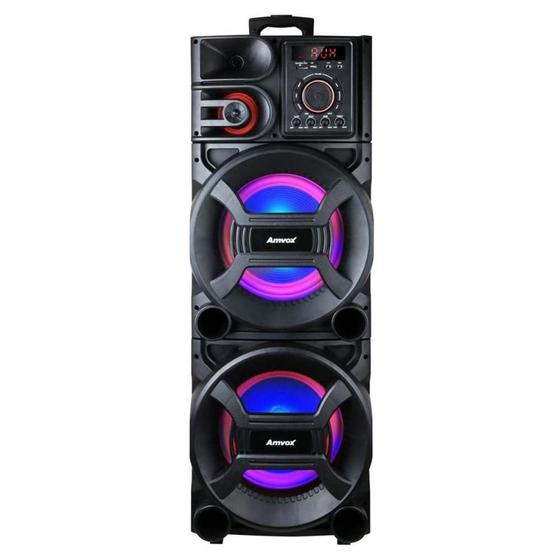 Caixa Amplificadora Amvox ACA 1501 1500W RMS USB Bluetooth Menor preço em Caixa Amplificadora Amvox ACA 1501 1500W RMS USB Bluetooth
