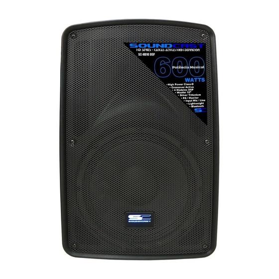 Imagem de Caixa Ativa 10" 600W USB/SD/BT. HD-10 DSP - SoundCast