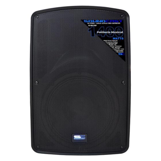 Imagem de Caixa Ativa 12" 1400W DSP USB/SD/BT. HD12 DSP - SoundCast