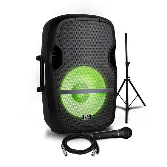 Imagem de Caixa Ativa 15 pol. com Iluminação - Pro Bass Elevate LP