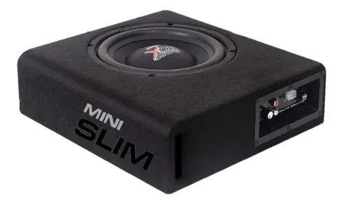 Caixa Ativa Amplificada Carro Mini Slim Subwoofer 8 Pol Boog Menor preço em Caixa Ativa Amplificada Carro Mini Slim Subwoofer 8 Pol Boog