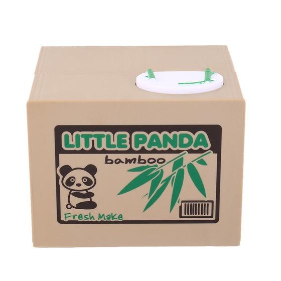 Imagem de Caixa automatizada de economia de dinheiro do Panda Coin Bank para crianças