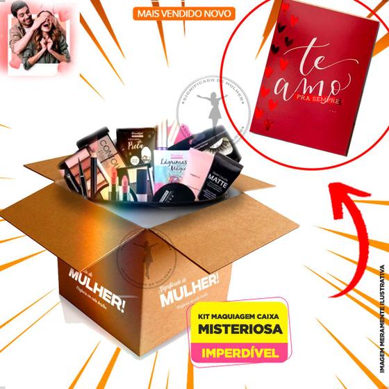 Caixa Box De Maquiagem Box Para Presente Mais Vendido Cartão De Amor Caixa Box De Maquiagem Box Para Presente Mais Vendido Cartão De Amor