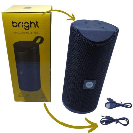 Caixa Caixinha De Som Bluetooth Portatil Bright C01 Menor preço em Caixa Caixinha De Som Bluetooth Portatil Bright C01