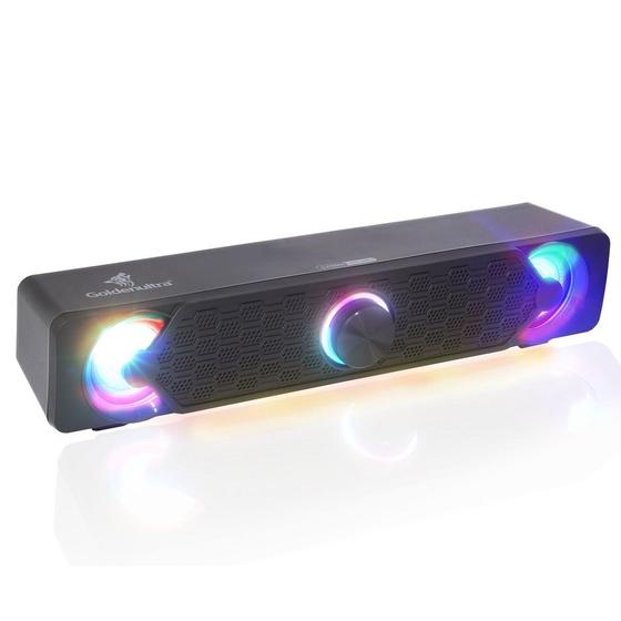 Imagem de Caixa Caixinha De Som Para Computador Gt-u250 Efeito Led