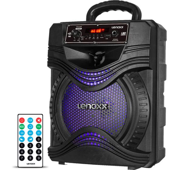 Imagem de Caixa Caixinha Som Bluetooth Com Led Bateria Longa Duração