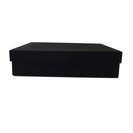 Caixa Cartonada T 23x33x5 Para Presentes ou Utilitária A4 Preta é boa?