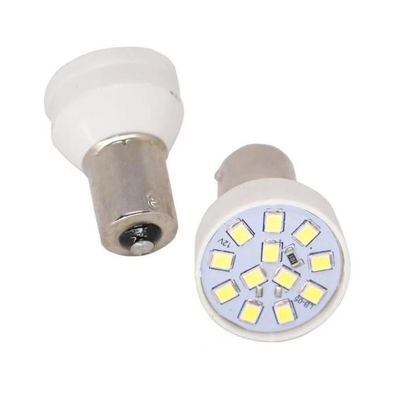Imagem de Caixa Com 10 Lâmpadas Led 12v 1141 Branco